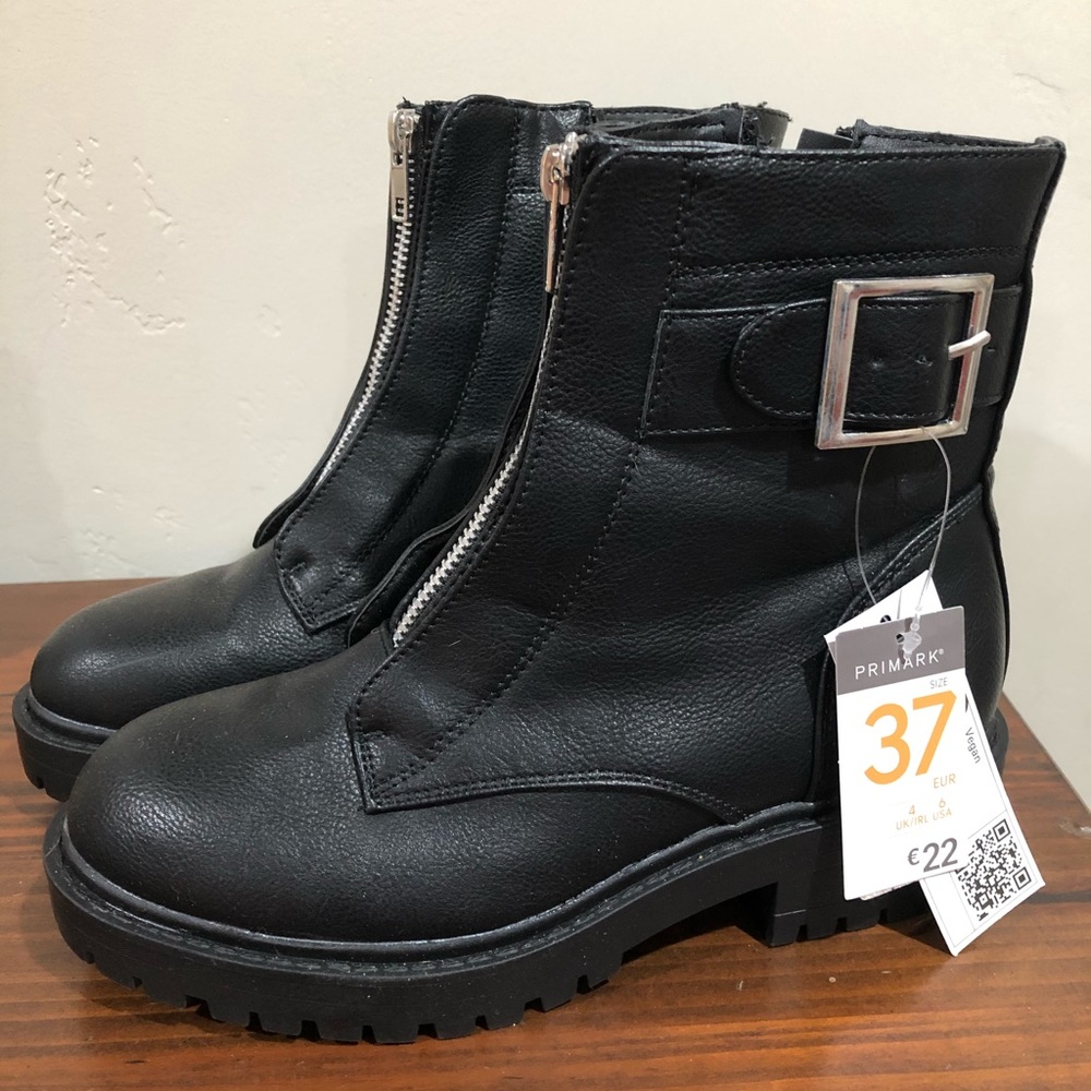 Primark zip front ankle boots